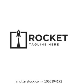 rocket logo design template