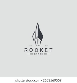 Rocket Logo Design Template Sammlung Design Konzept, Kreatives Symbol