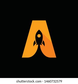 ROCKET LOGO DESIGN TEMPLATE INSPIRATION