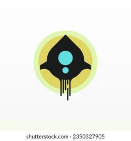 Rocket logo design template. Space ship logo concept. Space craft logo design concept template
