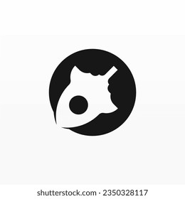 Rocket logo design template. Space ship logo concept. Space craft logo design concept template