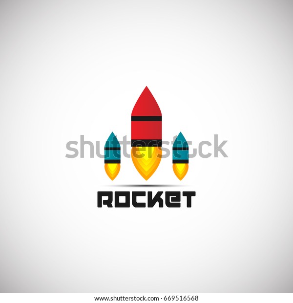 Rocket Logo Design Vector Rocket Icon Stock Image Download Now