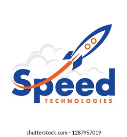 Rocket Logo Design Vector Inspiration