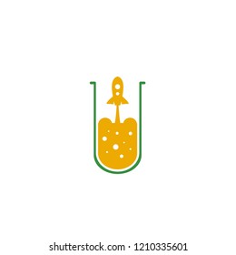 Rocket Logo Design Vector Template