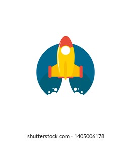 Rocket Logo Design Vector Template