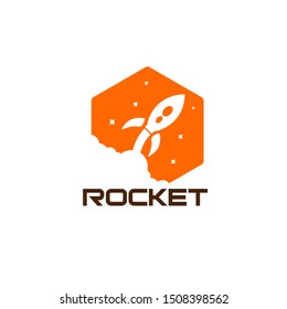 Rocket Logo Design Vector Template