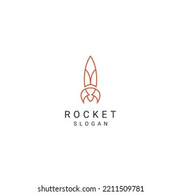 Rocket Logo Desing Icon Vector
