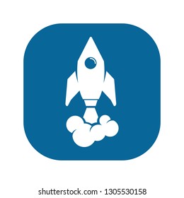 rocket logo icon