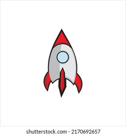 Rocket for logo or icon