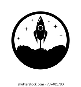rocket logo icon