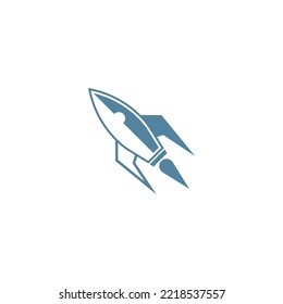 Design-Illustration des Rocket-Logos