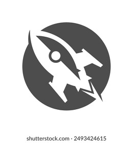 Rocket-Logo-Symbol-Design-Vorlage