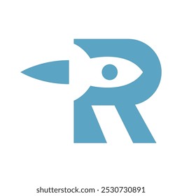 Plantilla de diseño de icono de logotipo de cohete