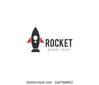 Rocket Logo Icon Design Vector