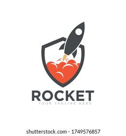 Rocket Logo Icon Design Vector