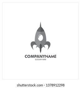 Rocket Logo Icon. EPS 10