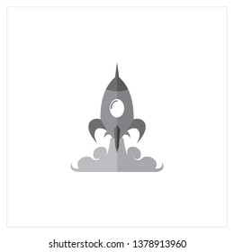 Rocket Logo Icon. Eps 10