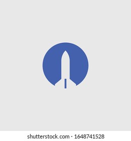 Rocket Logo Symbol Vorlage Design in Vektorillustration Illustration.