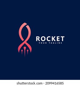 Rocket Logo icon Vector design Template