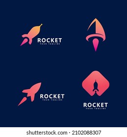 Rocket Logo icon Vector design Template