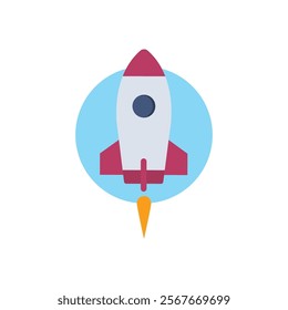 Rocket  logo icon vector design template