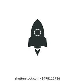 rocket logo icon vector template