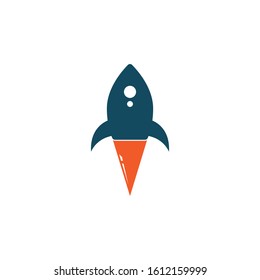 rocket logo icon vector template