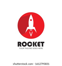 rocket logo icon vector template
