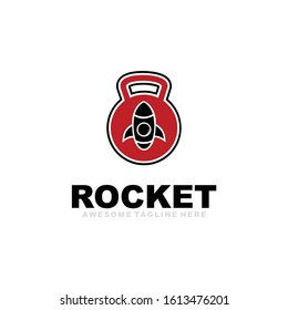 rocket logo icon vector template