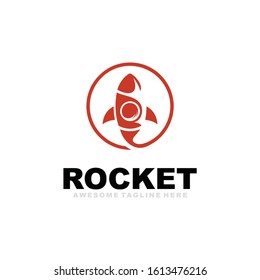 rocket logo icon vector template