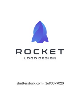 rocket logo icon vector template illustration