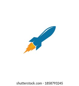 rocket logo icon vector template design 