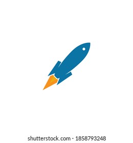 rocket logo icon vector template design 