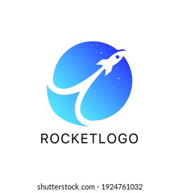 rocket logo icon vector template