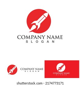 Rocket logo  icons set Vector