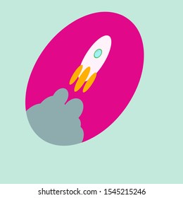 rocket logo icon.vector illustrasion design