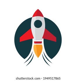 Rocket logo images illustration design
