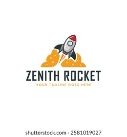 Rocket Logo Rocket Launch Jet Plane Space modern Icon. Modern rocket logo line art. Space logo with planet symbol logo design.. Inspiration for Rocket Designs and Space Ship Launch.