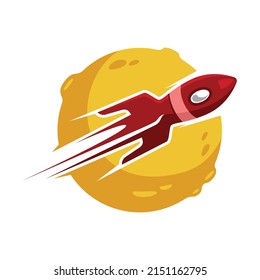 Rocket Logo, Simple and Modern, EPS 10 vector
