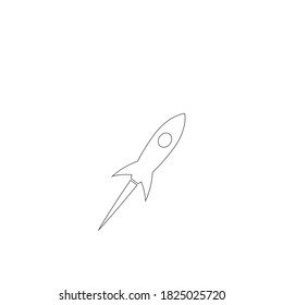 Rocket logo stock illustration design