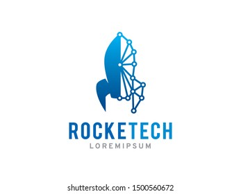 Rocket logo symbol or icon template