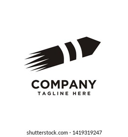 Rocket logo for technology business