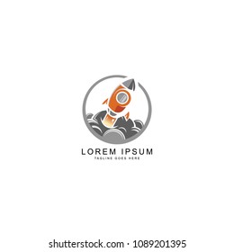 rocket logo template