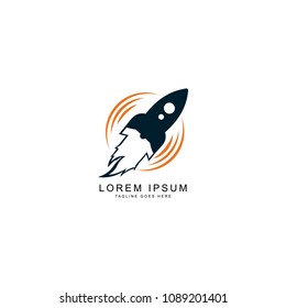 rocket logo template