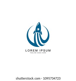 rocket logo template