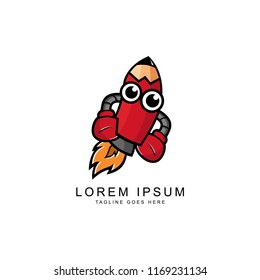 rocket logo template
