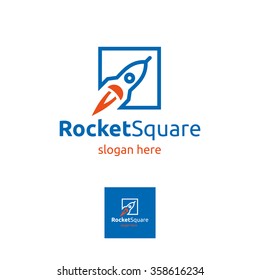Rocket logo template