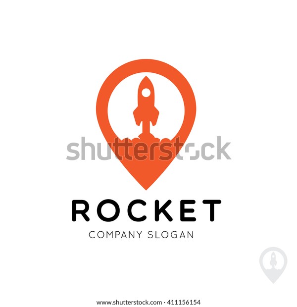 ロケットロゴテンプレート のベクター画像素材 ロイヤリティフリー