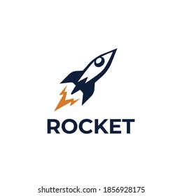 Rocket Logo Template Design Vector, Emblem, Design Concept, Creative Symbol