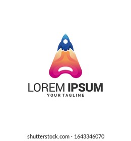Rocket Logo Template. Eps 10